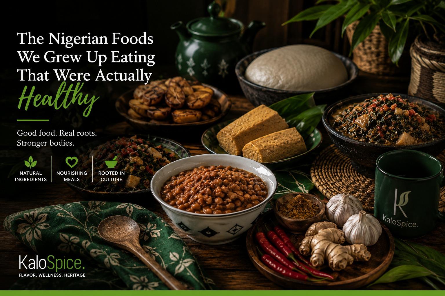 The Nigerian Foods We Grew Up Eating That Were Actually Healthy